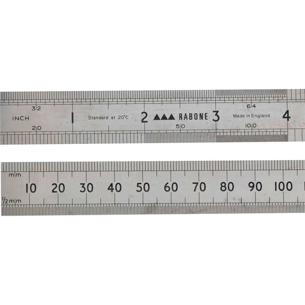 Stanley 64R Engineers Steel Rustless Rule 6" / 150mm - Image 1