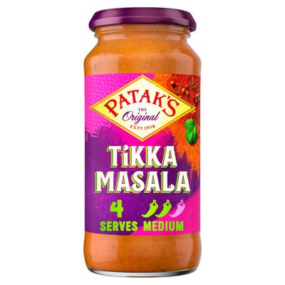 Patak's Tikka Masala Curry Sauce 450g - Thumbnail 2
