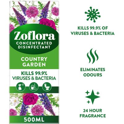 Zoflora Concentrated Multipurpose Disinfectant - Country Garden