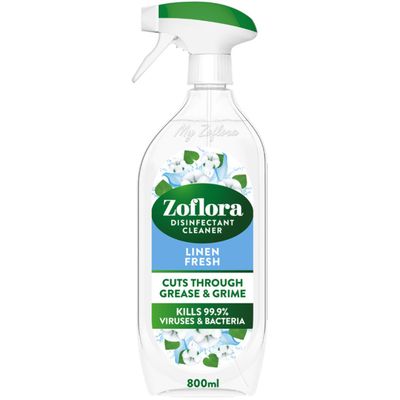 Zoflora Multipurpose Disinfectant Cleaner Linen Fresh (800ml) - Thumbnail 2