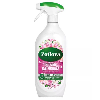Zoflora Power Bathroom Cleaner Sweet Freesia & Jasmine 800ml - Thumbnail 2
