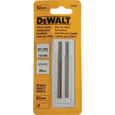 Dewalt DT3906-QZ Dt3906 Tct Reversible Planer Blades 82Mm (Pack 2)