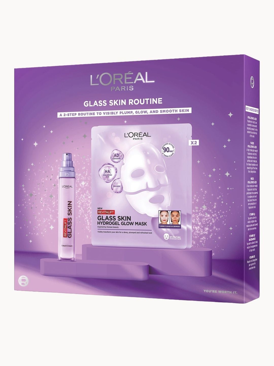 L'Oréal Paris Revitalift Filler Glass Skin Gift Set - Image 1