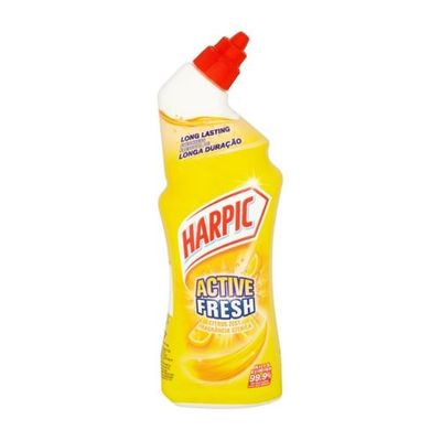 Harpic Active Fresh Citrus Zest Toilet Cleaner Gel 750ml - Thumbnail 2