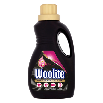 Woolite Dark Fabrics and Denim Liquid Detergent 750ml (Pack of 4) 254005