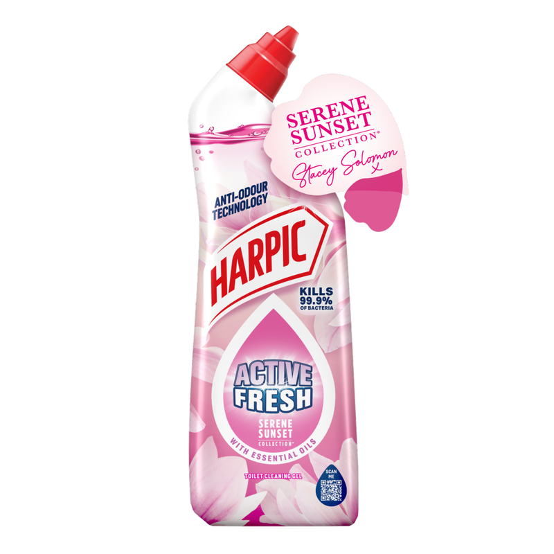 Harpic Active Fresh Toilet Cleaning Gel Pink Blossom (Pack of 12) 3294323 - Image 1