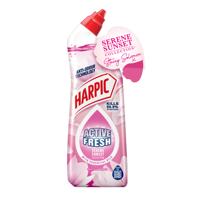 Harpic Active Fresh Toilet Cleaning Gel Pink Blossom (Pack of 12) 3294323