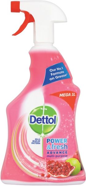 Dettol Multi Purpose Cleaner Spray Pomegranate 1 Litre - 3007938
