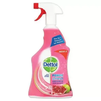 Dettol Multi Purpose Cleaner Spray Pomegranate 1 Litre - 3007938 - Thumbnail 2