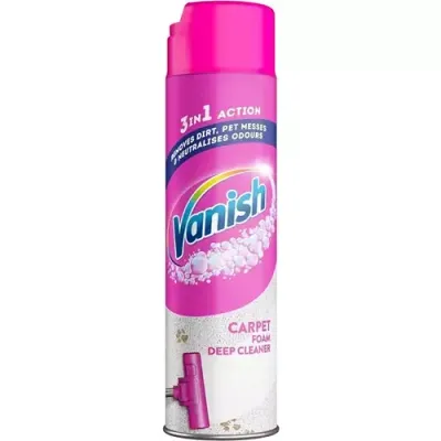 Vanish Carpet Deep Clean 3 in 1 Foam 600ml - 3271448