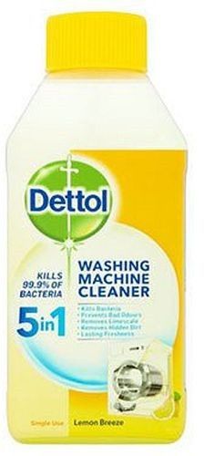 Dettol 5 in 1 Antibacterial Washing Machine Cleaner Lemon Breeze 250ml