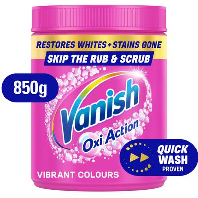 Vanish Gold Oxi Action Stain Remover Powder for clothes 850g