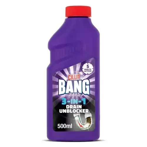 Cillit Bang Power Cleaner Drain Unblocker Gel 500 ml - 3251224 - Image 1