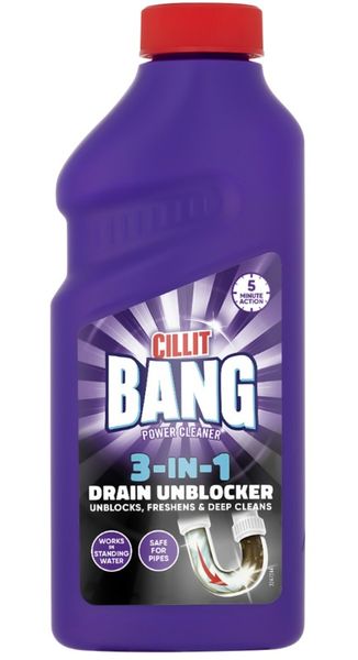 Cillit Bang Power Cleaner Drain Unblocker Gel 500 ml - 3251224 - Thumbnail 2