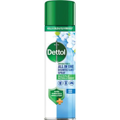 Dettol Disinfectant Aerosol Spray Linen 300ml - 3273657 - Thumbnail 2