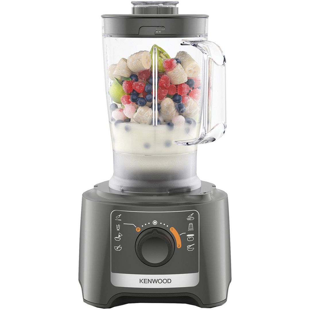 Kenwood 800W MultiPro 2-in-1 Compact Food Processor Blender - Grey - Image 1