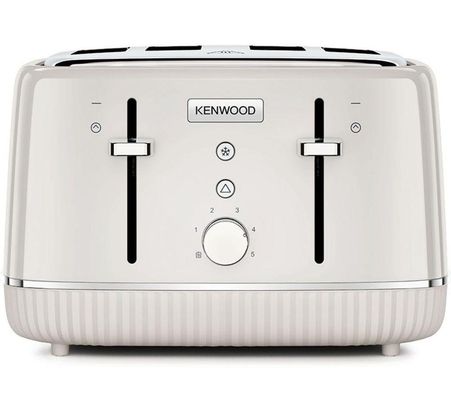 KENWOOD Elegancy TFP10.A0CR 4-Slice Toaster - Cream, Cream - Thumbnail 2