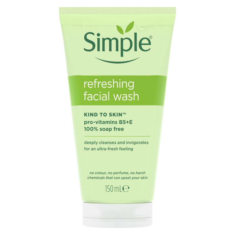 Simple Kind to Skin Facial Wash Refreshing 150 ml - Image 1