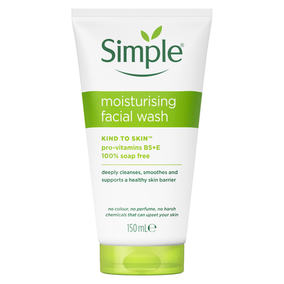 Simple Kind to Skin Moisturising Facial Wash for Sensitive Skin, 150ml - Buy 2 / 2 - Thumbnail 2