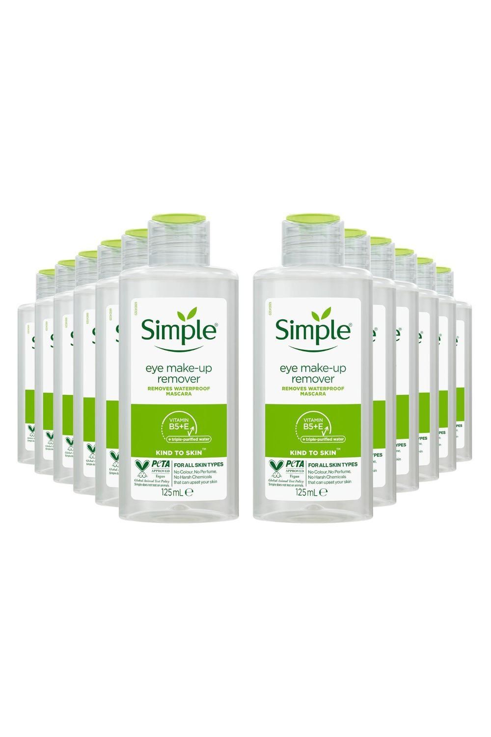 Simple Kind to Skin Eye Make-Up Remover for Sensitive Skin, 125ml - Buy 6 / 6 - Image 1