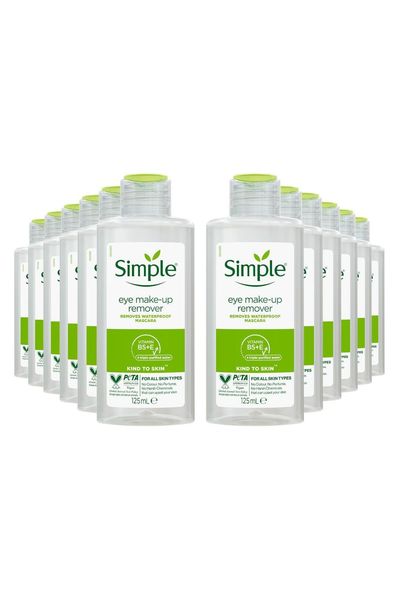 Simple Kind to Skin Eye Make-Up Remover for Sensitive Skin, 125ml - Buy 6 / 6