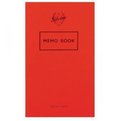 Silvine 158x99mm Memo Book Ruled 72 Pages (Pack 24) - 042F