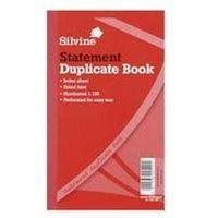 Silvine 210x127mm Duplicate Order Book Carbon Ruled 1-100 Taped Cloth Binding 100 Sets (Pack 6) - 610