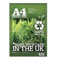 Silvine Premium A4 Refill Pad Recycled Ruled 120 Pages Green (Pack 5) - R101