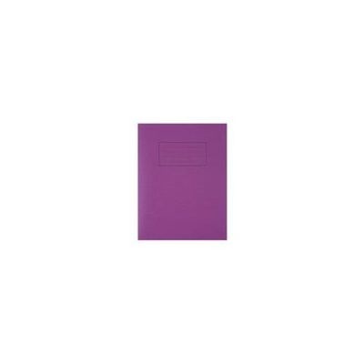 Silvine 9x7 inch/229x178mm Exercise Book Ruled Purple 80 Pages (Pack 10) - EX100