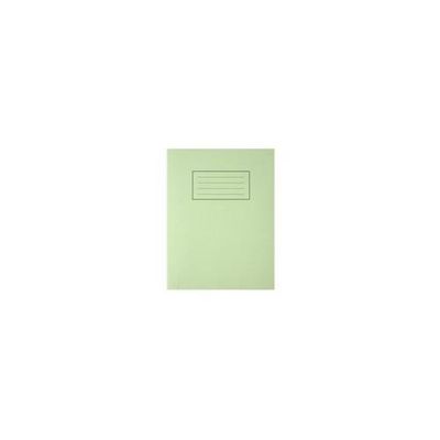 Silvine 9x7 inch/229x178mm Exercise Book Ruled Green 80 Pages (Pack 10) - EX102