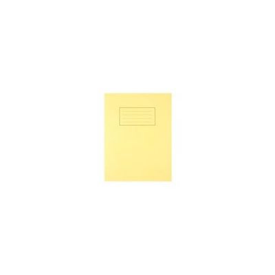 Silvine 9x7 inch/229x178mm Exercise Book Ruled Yellow 80 Pages (Pack 10) - EX103