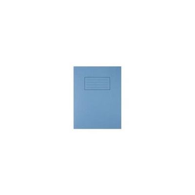 Silvine 9x7 inch/229x178mm Exercise Book 7mm Square 80 Pages Blue (Pack 10) - EX106