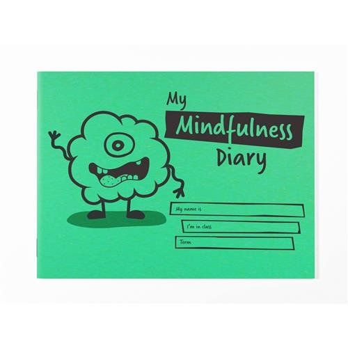 Silvine Childrens Primary Mindfulness Journal A5 With Printed Layout 32 Page Green (Pack 30) - EX233 - Image 1