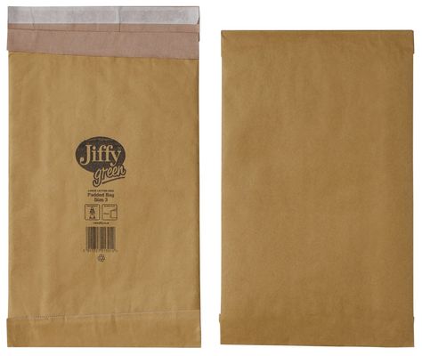 Jiffy Padded Bag Size 3 195x343mm Gold PB-3 (Pack of 100) JPB-3