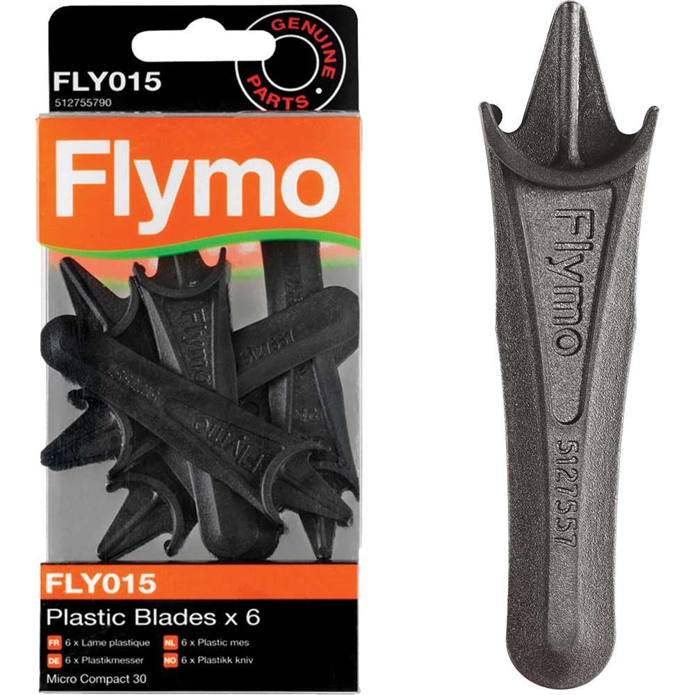 Flymo FLY015 Genuine Blades for Micro Compact Lawnmowers Pack of 6 - Image 1