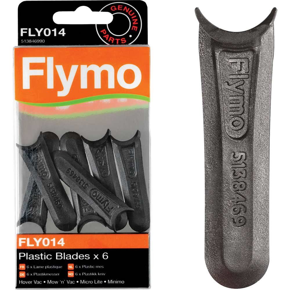 Flymo FLY014 Genuine Blades for Microlite, Minimo, Hover Vac and Mow n Vac Hover Mowers Pack of 6 - Image 1