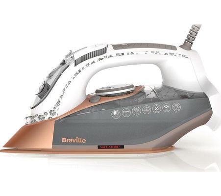 BREVILLE DiamondXpress VIN401 Steam Iron - White & Rose Gold, Gold
