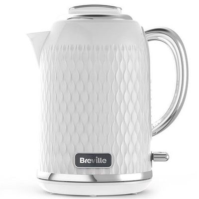 BREVILLE Curve VKT117 Jug Kettle - Chrome White, White