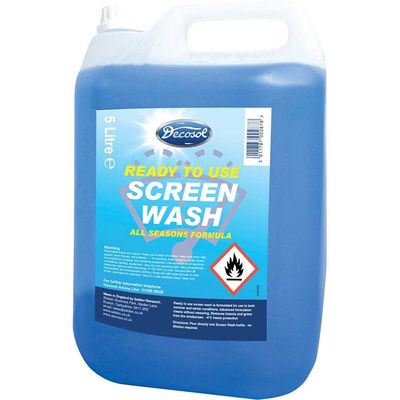 Decosol AD6LRM Ready Mixed Screenwash All Seasons Formula 5 Litre