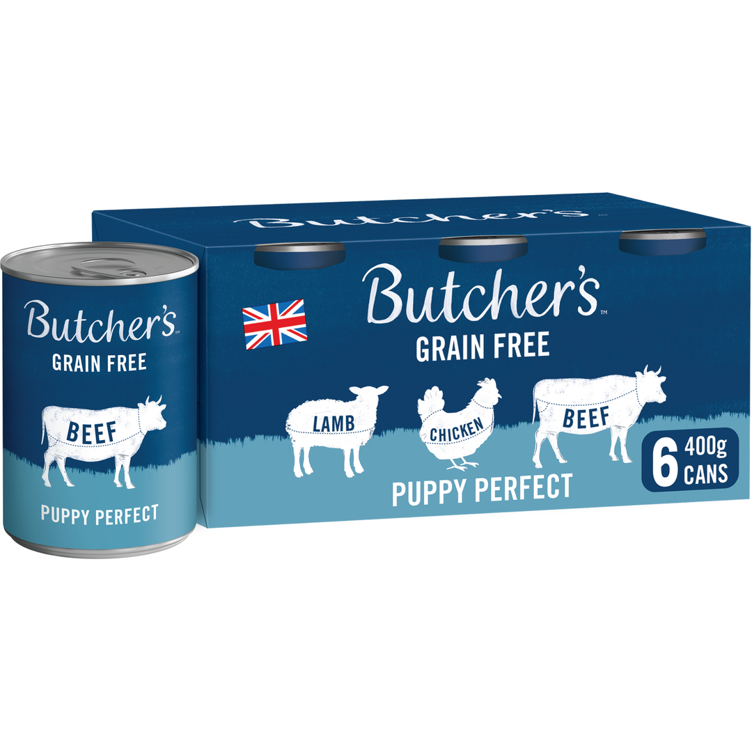 Butcher's Puppy Perfect Dog Food Tins - Image 1