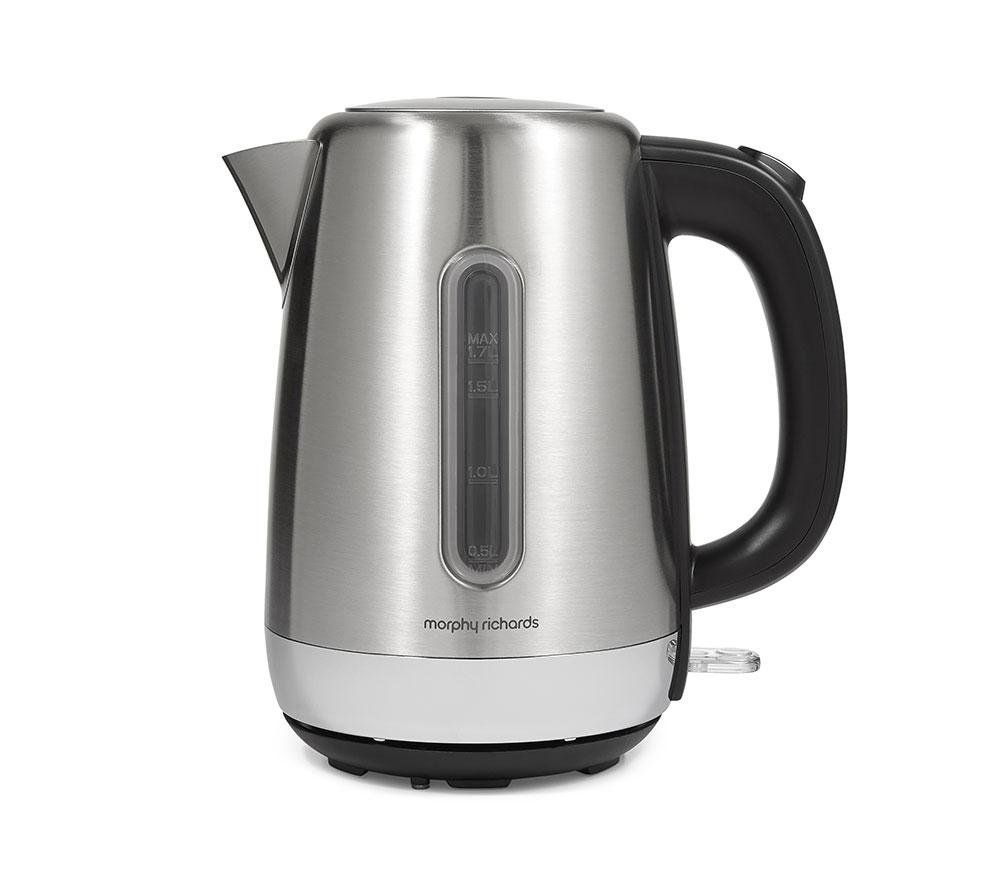 MORPHY RICHARDS Equip 102786 Jug Kettle - Silver, Silver/Grey - Image 1