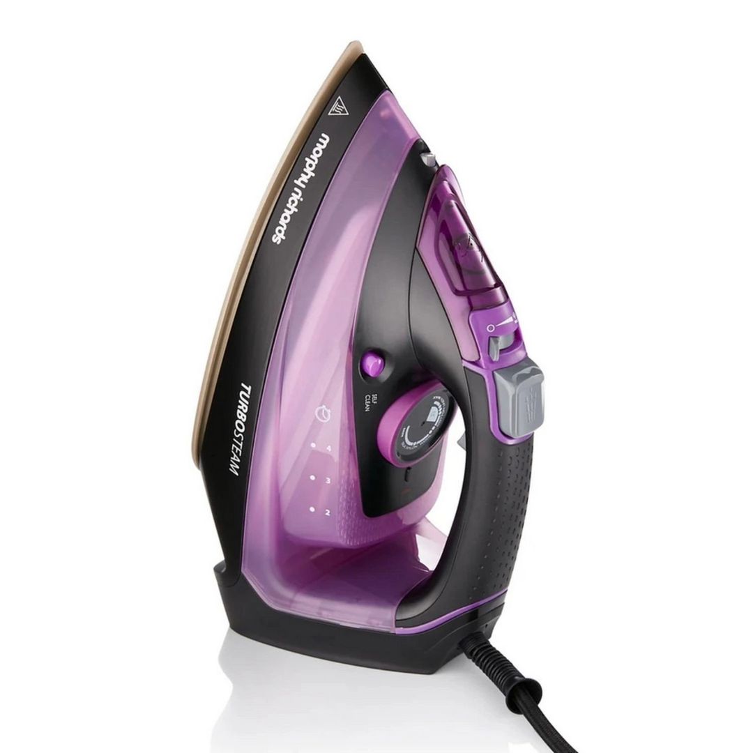 Morphy Richards 303140 Turbosteam 2800W Steam Iron Purple Powerful Steam & Easy Ironing - Image 1