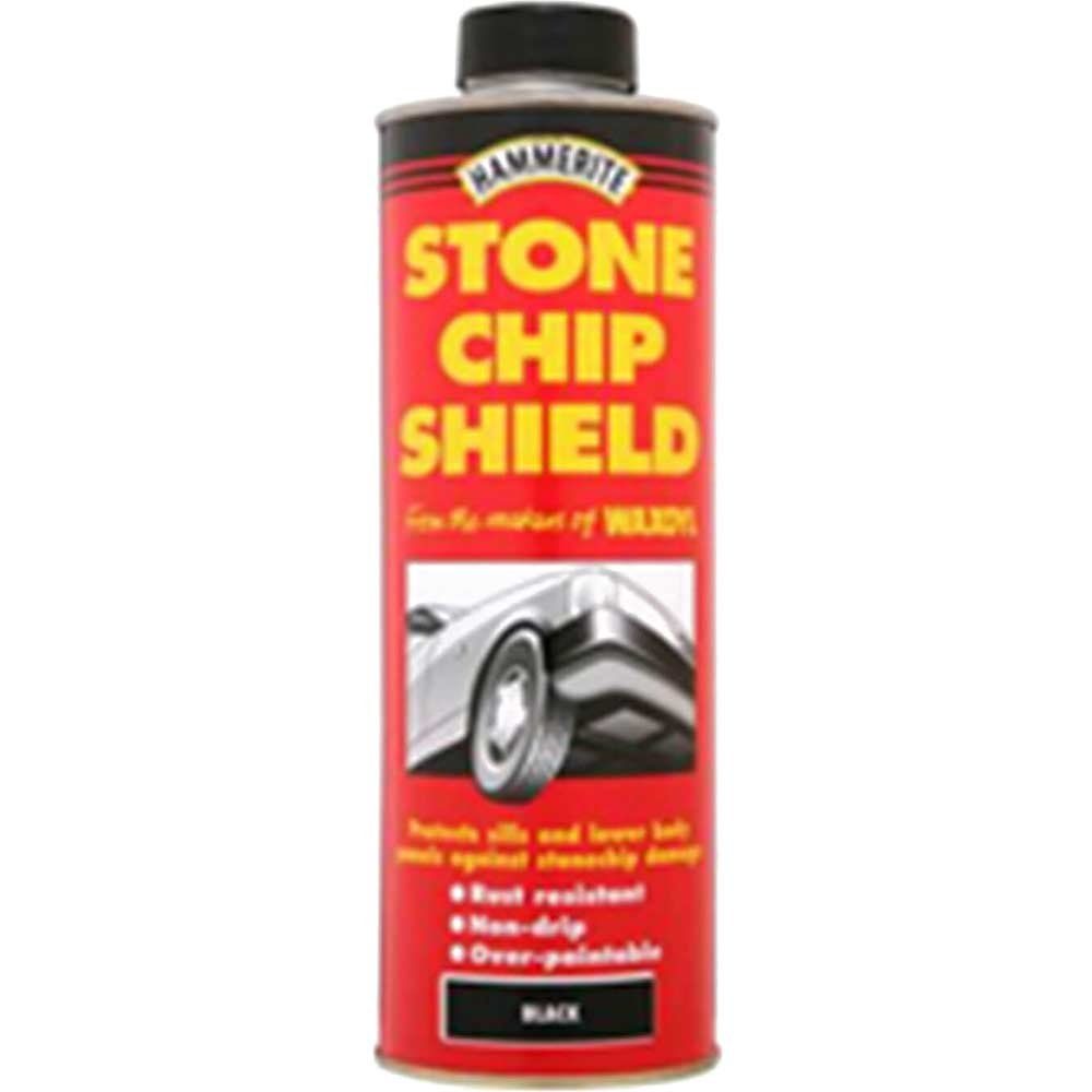 Hammerite 5092835 Stonechip Shield Black Schutz 1 Litre - Image 1