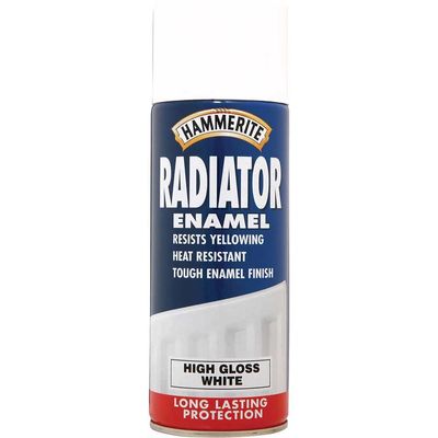 Hammerite 5084780 Radiator Enamel Aero Gloss White 400Ml