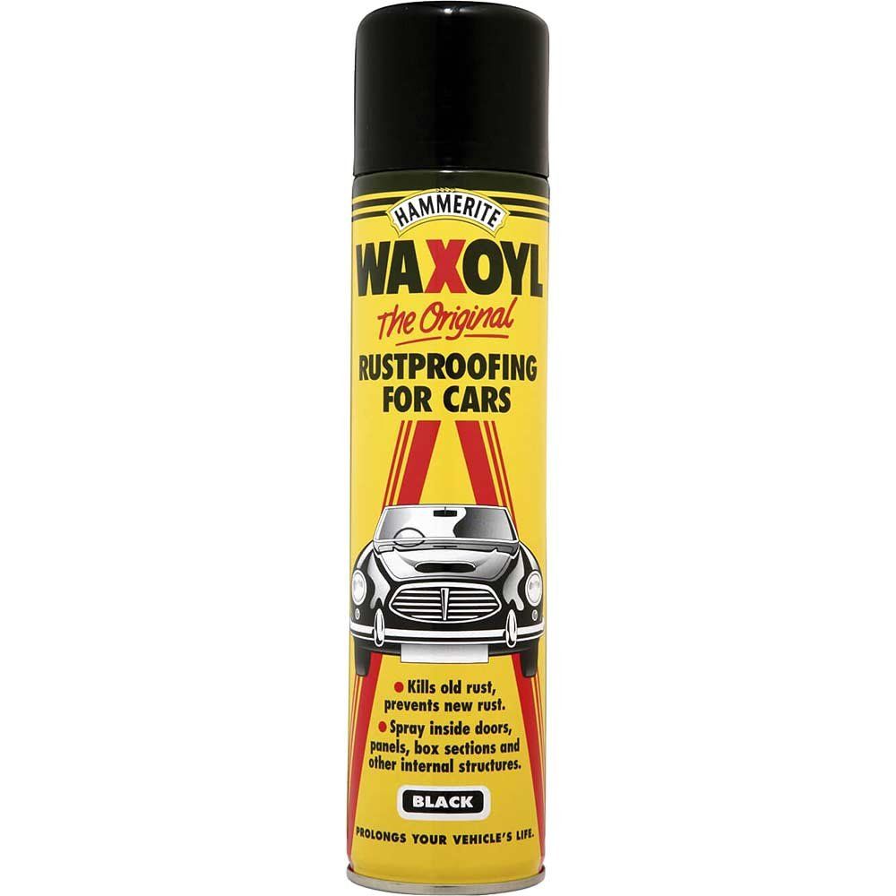 Hammerite 5092855 Waxoyl Black Aerosol 400Ml - Image 1