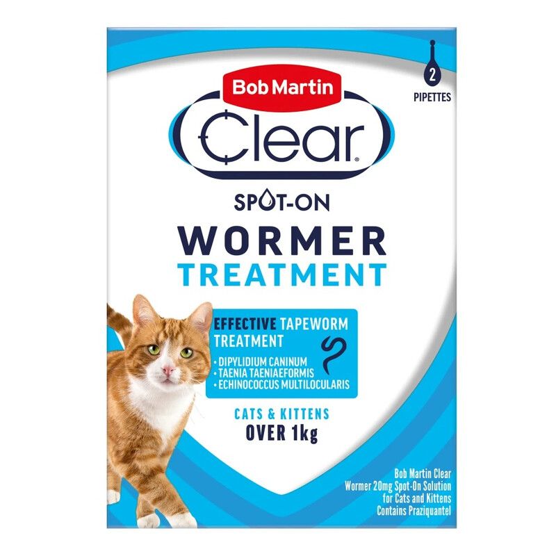 Bob Martin Spot On Wormer Solution for Cats - Image 1