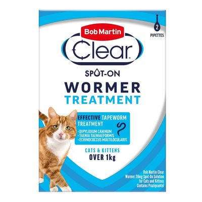 Bob Martin Spot On Wormer Solution for Cats