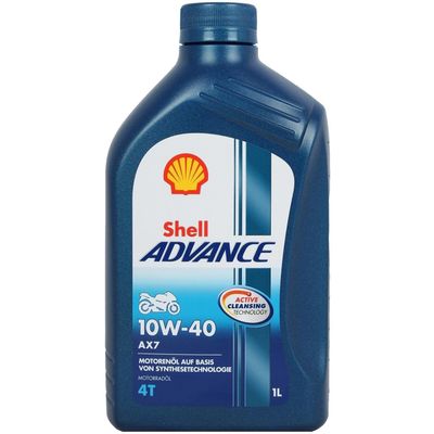 1Ltr Shell Advance 4T 10W-40 Ax7 Motorcycle 4 Stroke | 550053815 | Euro Car Parts - Thumbnail 2