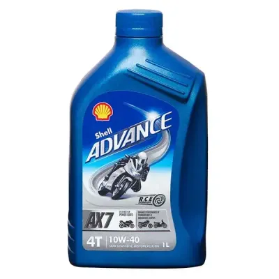 1Ltr Shell Advance 4T 10W-40 Ax7 Motorcycle 4 Stroke | 550053815 | Euro Car Parts