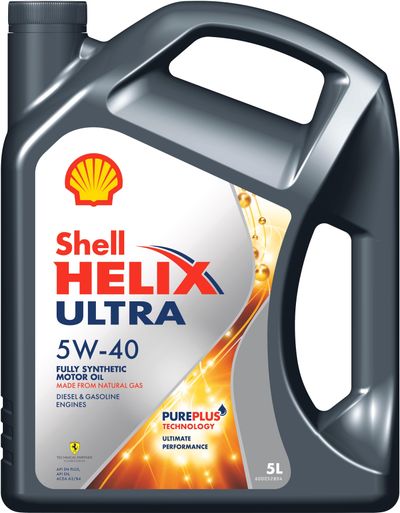 Shell Helix Ultra Fully Synthetic 5W-40 A3/B4 Engine Oil 5L